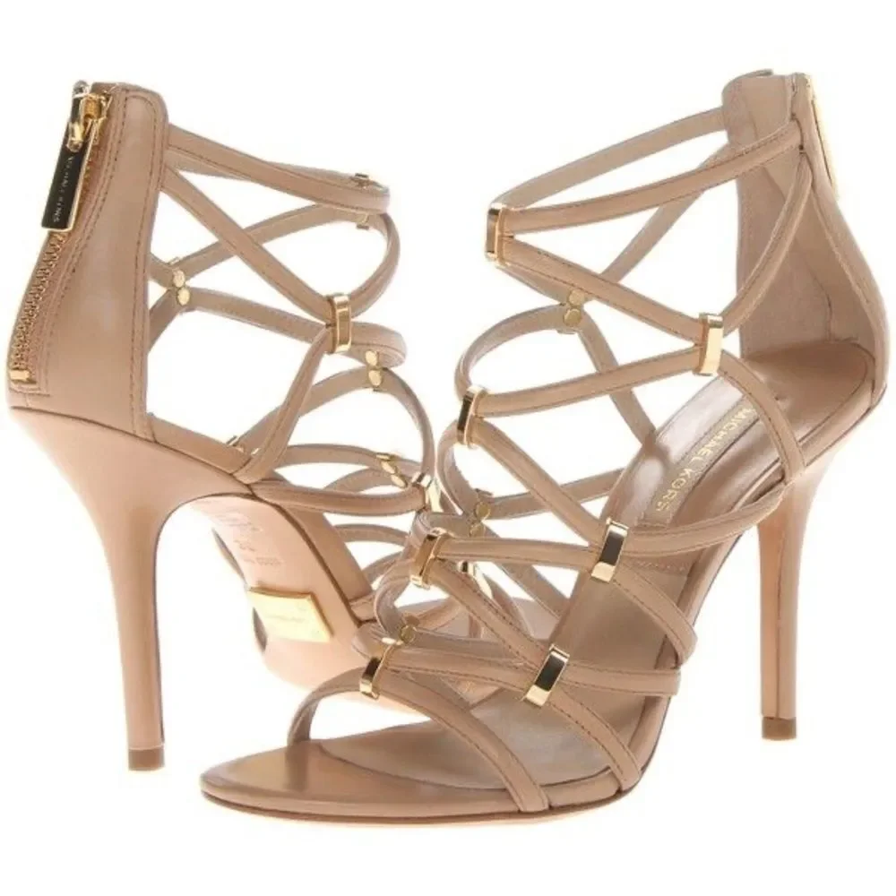 Michael Kors Nude Strappy Heels